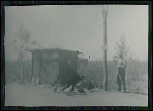 5x Foto 1. WK Soldaten Ostfront 1916-17 Draht Sperren Unterstand 6x9 cm