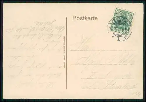 AK Ansichtskarte  Postkarte Zeitz im Burgenlandkreis Rathaus 1912 gelaufen