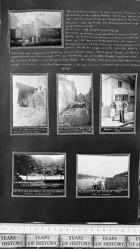 69x Foto Baubeginn unser Haus 1937-38 - Mannheim Paul-Martin-Ufer 10 am Neckar