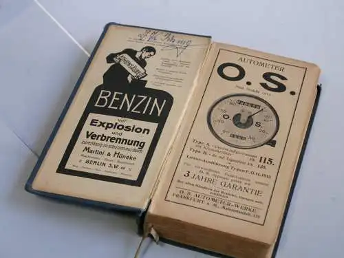 Michelin-Führer Deutschland 1913 - Frankfurt a. Main, Dt. Michelin-Pneumatik A.G., 1913. 