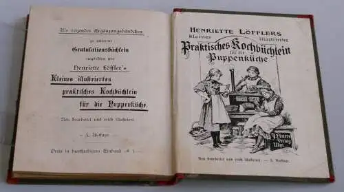 Sammlung neuer Geburtstags-, Namenstags- und Neujahrs-Wünsche - Ulm, Ebner, 1900. 