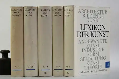 Alscher, Ludger: Lexikon der Kunst - Leipzig, Seemann, 1968-1978. 
