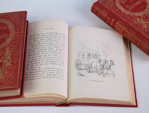 Wagner, Johannes Andreas von (Johannes Renatus); Bürker, Hugo: Allerlee aus dar Äberlausitz (Allerlei aus der Oberlausitz) - 6 (von 10) Teilen in 3 Bänden - Bautzen, Hübner, 1893. 