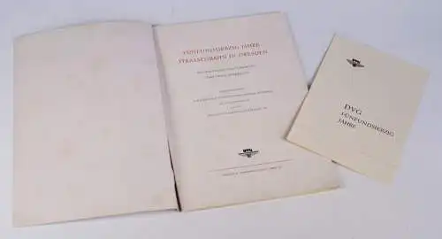 75 Jahre Straßenbahn in Dresden - Festschrift - Dresden, DVG, 1947. 