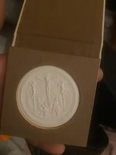 Echte Meissen Gedenkmünze