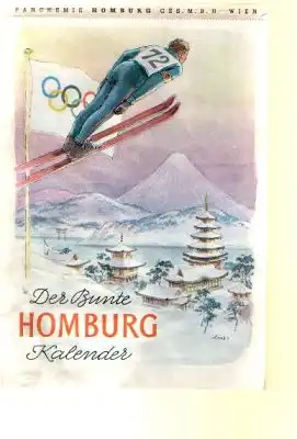 Herausg. Chemiewerk Homburg: Der bunte Homburg Kalender Jan.-Juni 1972.