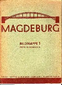 Magdeburg Bildmappe 1 um 1946 17 lose Bildtafeln s/w.