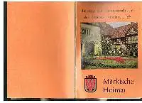 Märkische Heimat Beiträge zur Heimatgeschichte des Bezirkes Potsdam 1984 Heft 4.