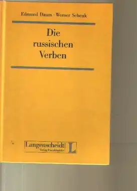 Daum Edmund, Schenk Werner: Die russischen Verben Grundformen Aspekte –Rektion – Betonung – Deutsche Bedeutung.
