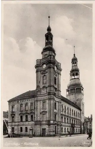 [Ansichtskarte] Sprottau - Rathaus ,ungelaufen - siehe Scan. 