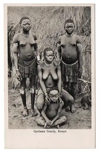 [Ansichtskarte] Gyriama Family, Kenya, ungelaufen, siehe Scan. 