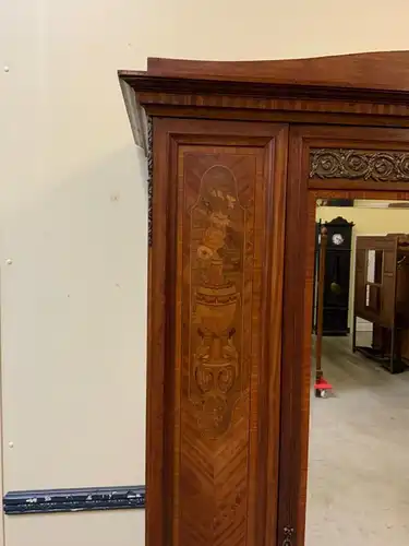 Antiker Jugendstil Wäscheschrank, Kleiderschrank,    - Lieferung möglich!