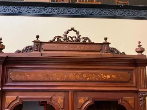 Antiker sensationeller Jugendstil Bücherschrank, Vitrine - Lieferung möglich!