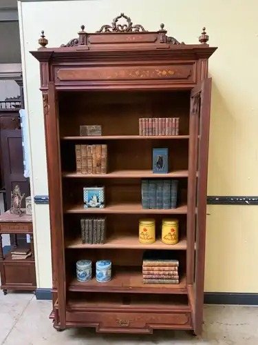 Antiker sensationeller Jugendstil Bücherschrank, Vitrine - Lieferung möglich!