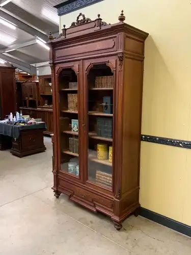 Antiker sensationeller Jugendstil Bücherschrank, Vitrine - Lieferung möglich!