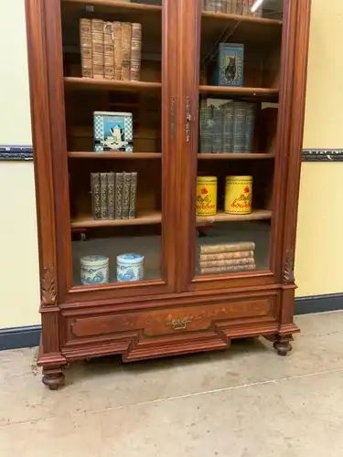 Antiker sensationeller Jugendstil Bücherschrank, Vitrine - Lieferung möglich!