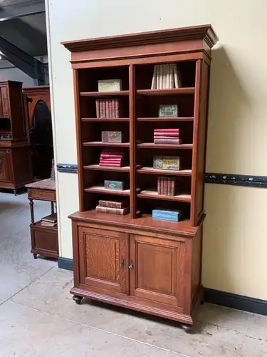 Antiker Jugendstil Bücherschrank, Bücherregal, Vitrine - Lieferung möglich!