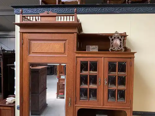 Antiker imposanter Jugendstil Kleiderschrank, Art Nouveau - Lieferung möglich!