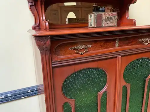 Antike Jugendstil Vitrine, Vertiko, Art Nouveau   - Lieferung möglich!