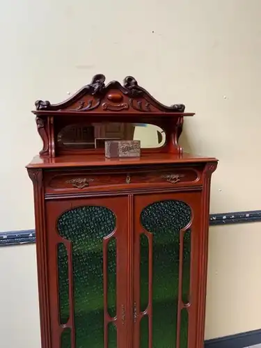 Antike Jugendstil Vitrine, Vertiko, Art Nouveau   - Lieferung möglich!