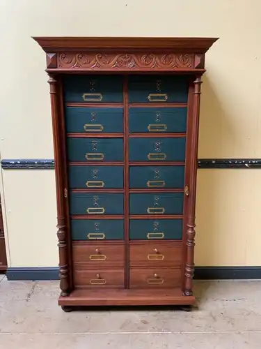 Antiker Jugendstil Archiv Schrank, sensationell - Lieferung möglich!