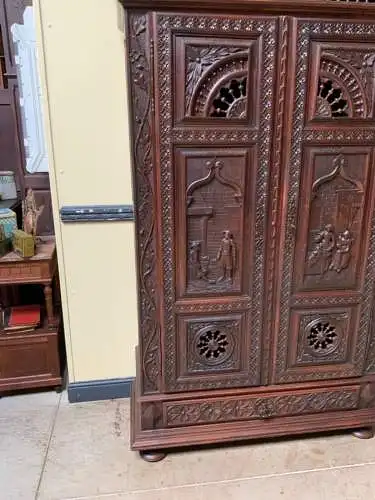 Antiker traumhafter bretonischer Geschirrschrank, Vertiko - Lieferung möglich!