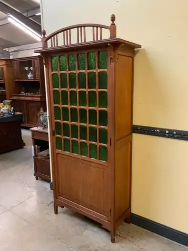 Antike Jugendstil Vitrine, Bücherschrank,  - Traumhaft   - Lieferung möglich!