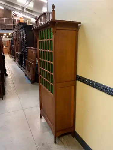 Antike Jugendstil Vitrine, Bücherschrank,  - Traumhaft   - Lieferung möglich!