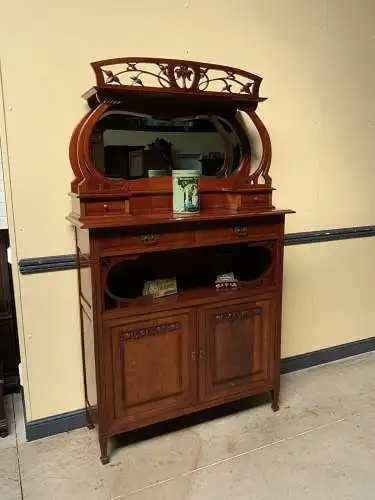 Antikes Jugendstil Buffet, Vertiko, Anrichte, Art Nouveau - Lieferung möglich!