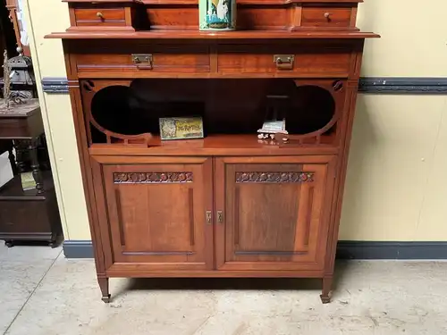 Antikes Jugendstil Buffet, Vertiko, Anrichte, Art Nouveau - Lieferung möglich!