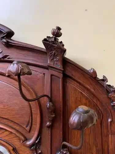 Antike Jugendstil Garderobe, Art Nouveau - Sensationell - Lieferung möglich!