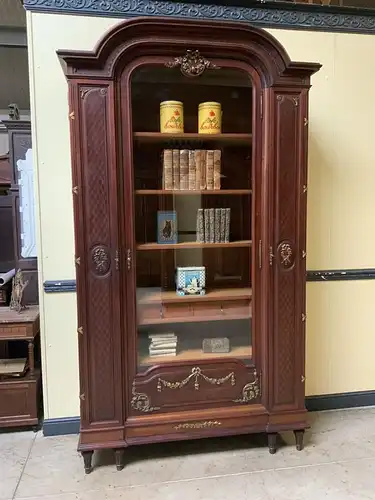 Antiker Jugendstil Bücherschrank, Vitrine, - Haentges Paris - Lieferung möglich!