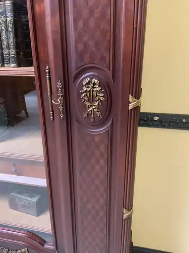 Antiker Jugendstil Bücherschrank, Vitrine, - Haentges Paris - Lieferung möglich!