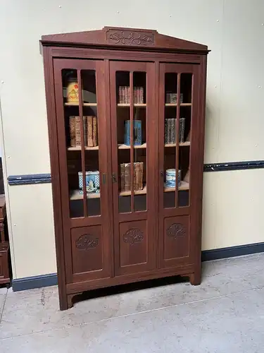 Antiker Jugendstil Bücherschrank, Vitrine - Traumhaft - Lieferung möglich!