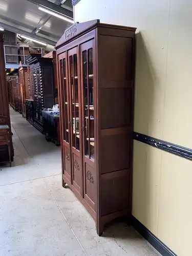 Antiker Jugendstil Bücherschrank, Vitrine - Traumhaft - Lieferung möglich!