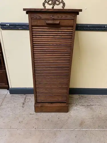 Antiker Art Deco Rollladen Archivschrank - Lieferung möglich!