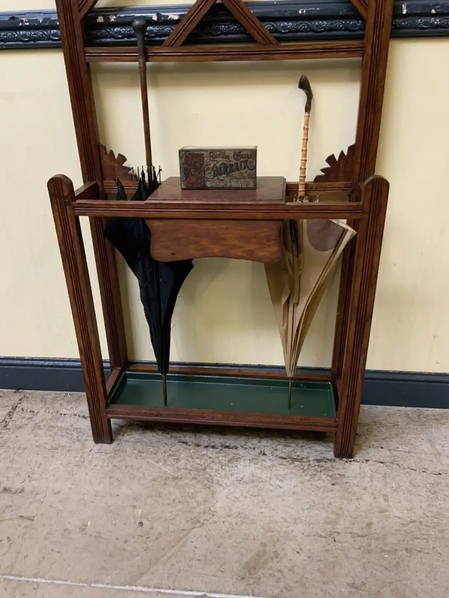 Antike Jugendstil Garderobe mit Jugendstil Fliese, - Lieferung möglich! 11