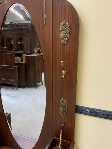 Antike imposante Jugendstil Garderobe mit Intarsien - Lieferung möglich!