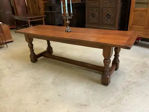 Antiker imposanter Kloster Tisch, Bauerntisch, Tafel, 243 cm -Lieferung möglich!