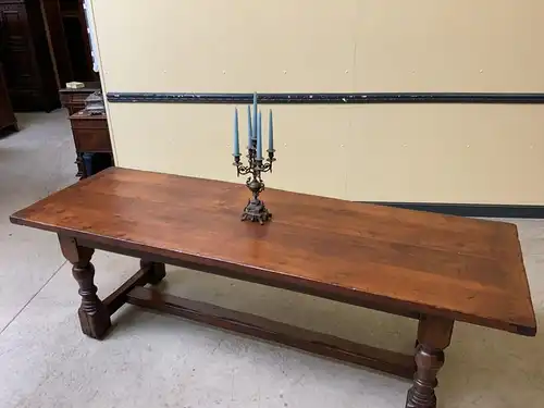 Antiker imposanter Kloster Tisch, Bauerntisch, Tafel, 243 cm -Lieferung möglich!