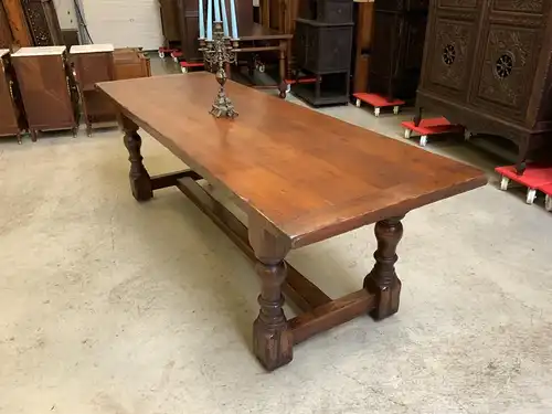 Antiker imposanter Kloster Tisch, Bauerntisch, Tafel, 243 cm -Lieferung möglich!