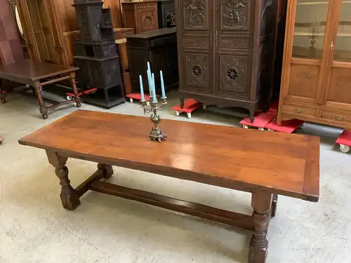 Antiker imposanter Kloster Tisch, Bauerntisch, Tafel, 243 cm -Lieferung möglich!