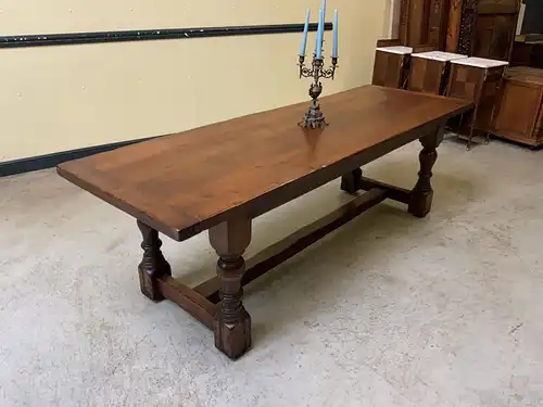 Antiker imposanter Kloster Tisch, Bauerntisch, Tafel, 243 cm -Lieferung möglich!