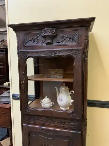 Antik - Vitrine, Bücherschrank, - Jugendstil - Historismus - Lieferung möglich!