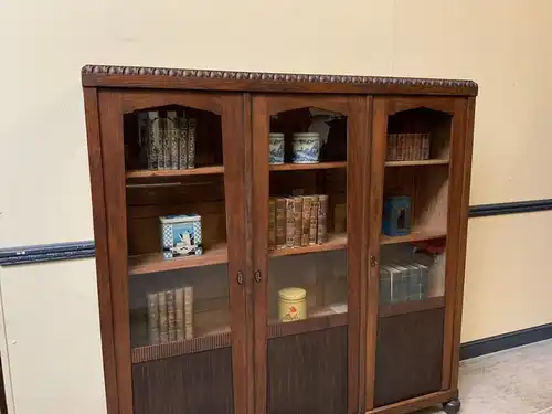 Antiker Art Deco Bücherschrank, Vitrine - Traumhaft - Lieferung möglich!