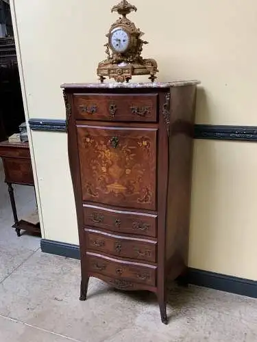 Antiker Jugendstil Sekretär, Vertiko, Intarsien - Lieferung möglich!
