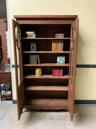 Antiker Jugendstil Bücherschrank, Vitrine, Traumhaft  - Lieferung möglich!