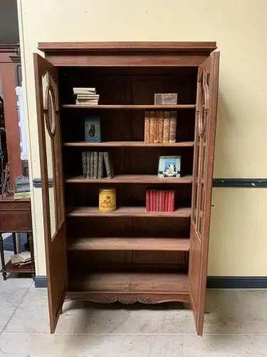Antiker Jugendstil Bücherschrank, Vitrine, Traumhaft  - Lieferung möglich!