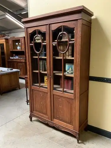 Antiker Jugendstil Bücherschrank, Vitrine, Traumhaft  - Lieferung möglich!