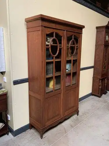 Antiker Jugendstil Bücherschrank, Vitrine, Traumhaft  - Lieferung möglich!